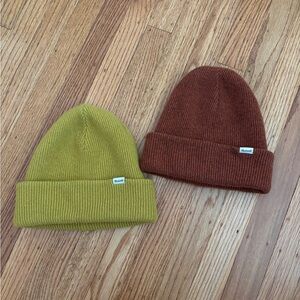 Madewell 100% merino wool beanie set